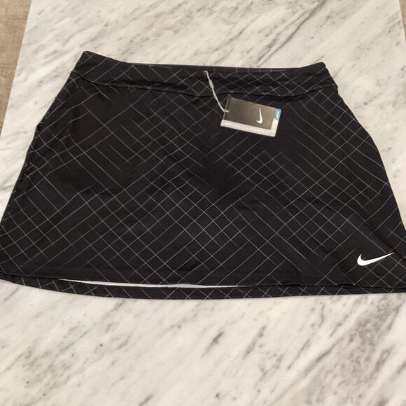 Nike Golf Dri-Fit Black Print Skort - Large - Picture 1 of 7